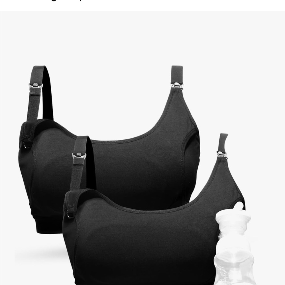 (2) Pumping and nursing bra Momcozy